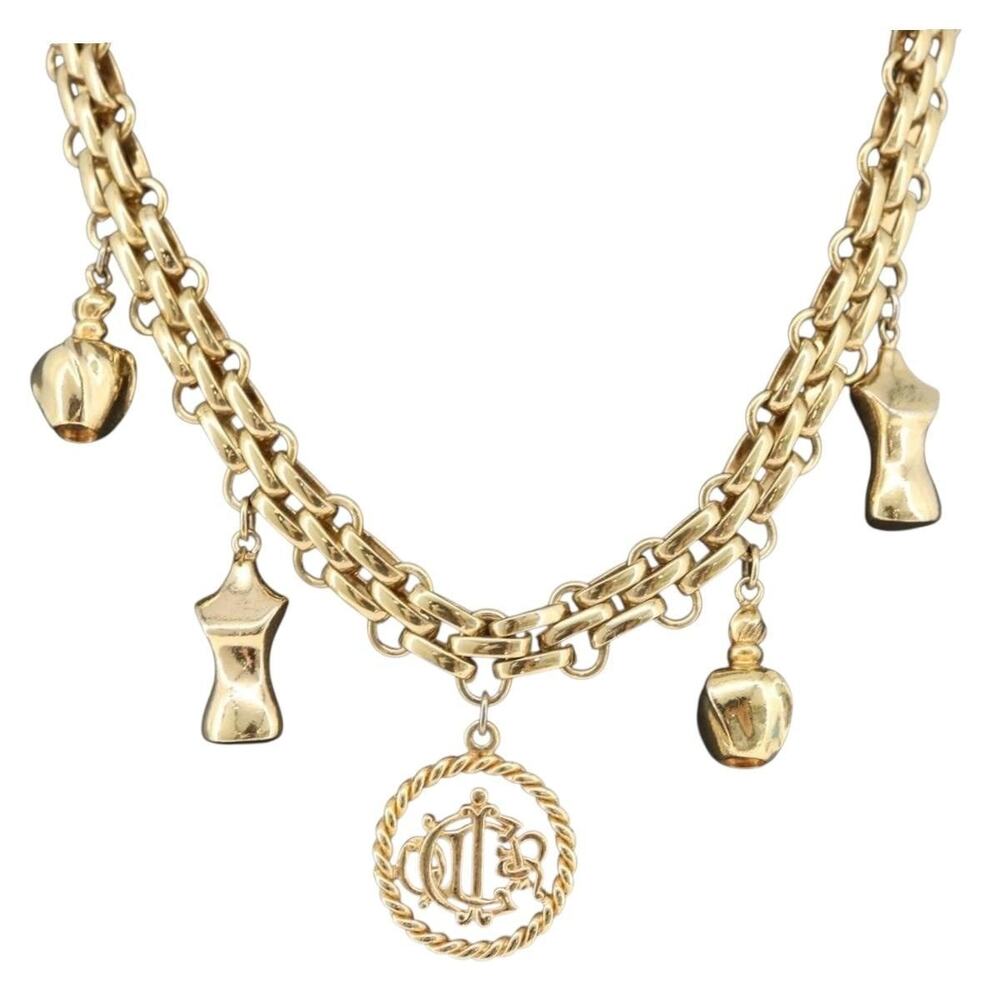 Dior Necklace Metal Gold Tone